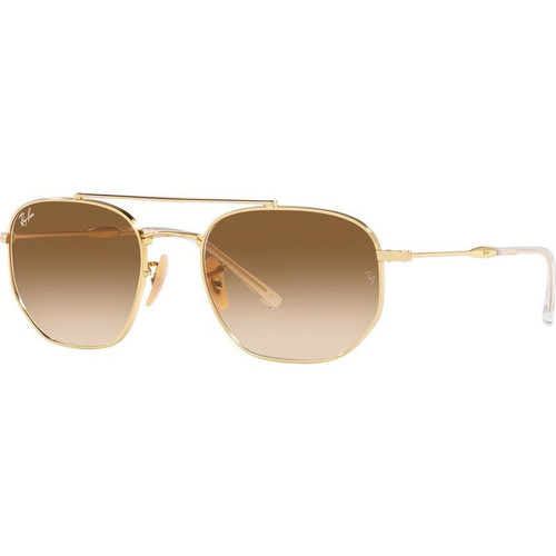 Ray-Ban RB3707 Gold Brown Gradient Angle