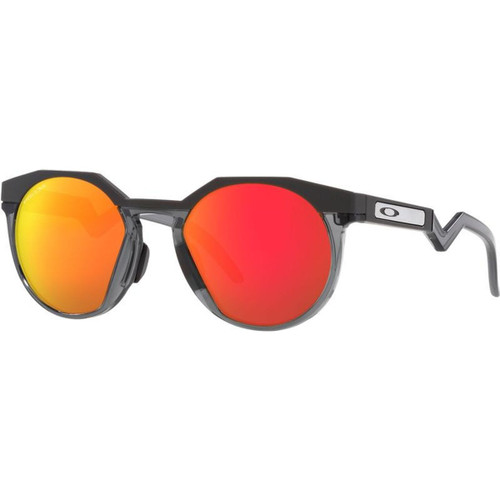 Oakley HSTN 2.0 Matte Carbon Prizm Ruby Angle