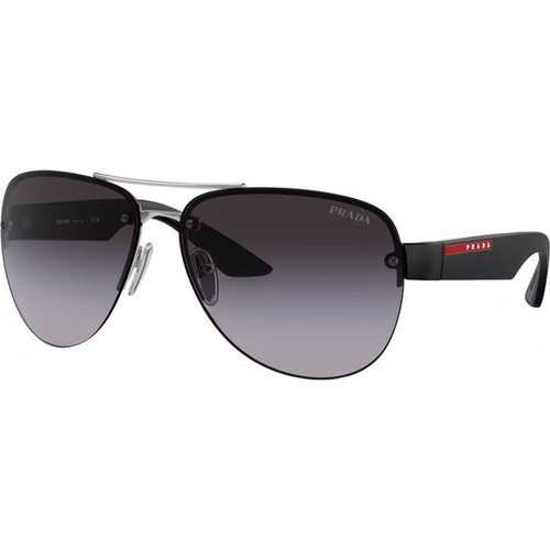 Prada Linea Rossa PS55YS Silver Grey Gradient Angle