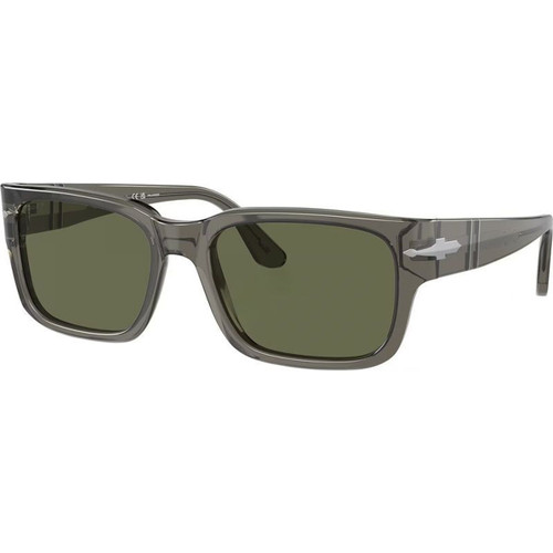 Persol PO3315S Taupe Grey Green Polarised Glass Angle