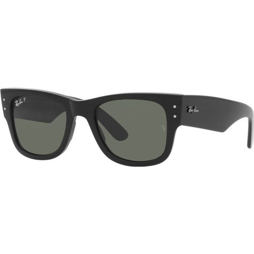 Ray-Ban Mega Wayfarer RB0840SF Black Polarised Angle