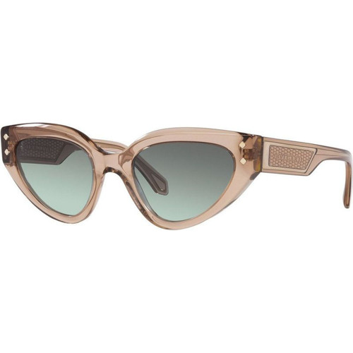 Bvlgari BV8256 Transparent Brown Sunglasses Angle Image