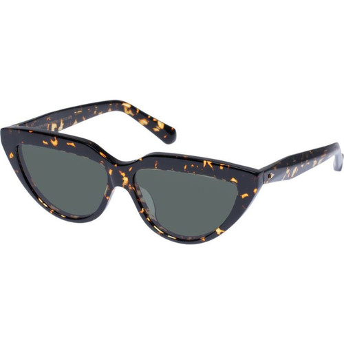 Karen Walker Lash Splash Cracked Tort Sunglasses Angle Image