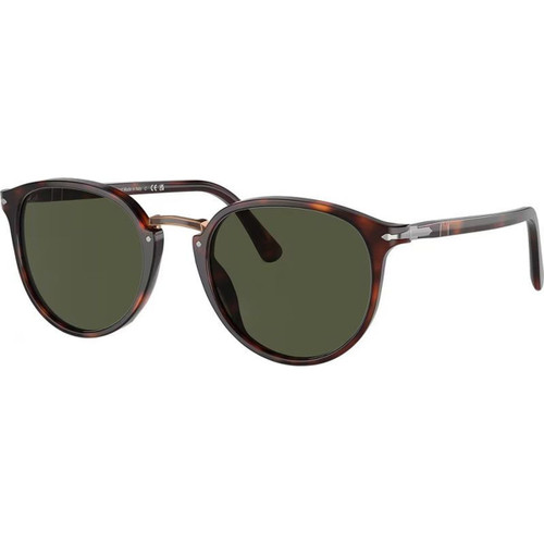 Persol PO3210S Havana Green Glass Angle