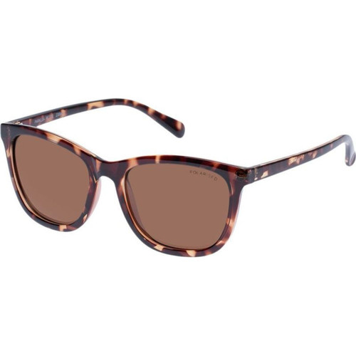 Cancer Council Parklea Petite Dark Tort Brown Polarised Angle