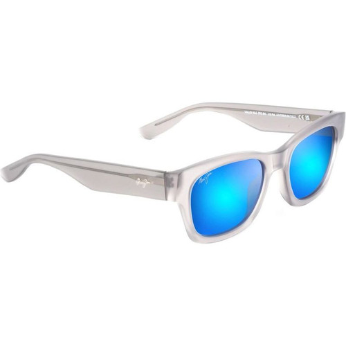 Maui Jim Valley Isle Translucent Grey Sunglasses Angle Image