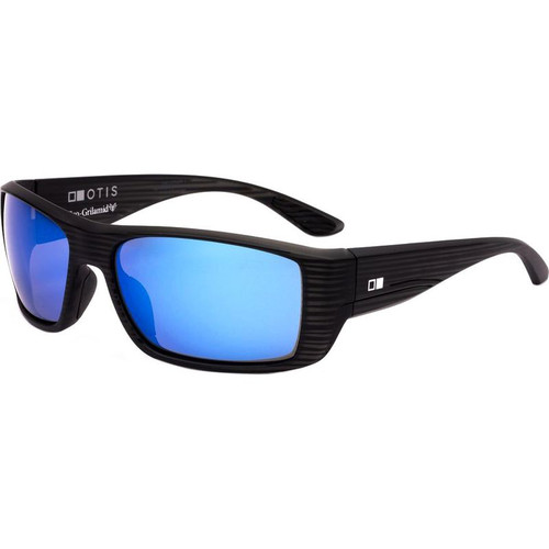 OTIS Coastin Slim Matte Black Woodland Sunglasses Angle Image