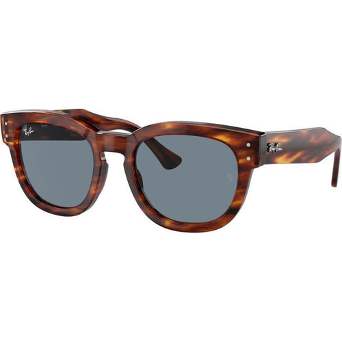 Ray-Ban Mega Hawkeye RB0298S Striped Havana Blue Angle