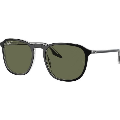Ray-Ban RB2203 Black Transparent Green Polarised Angle