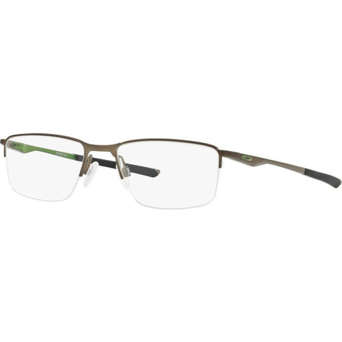 Oakley Socket 5.5 OX3218 Satin Pewter Glasses Angle Image