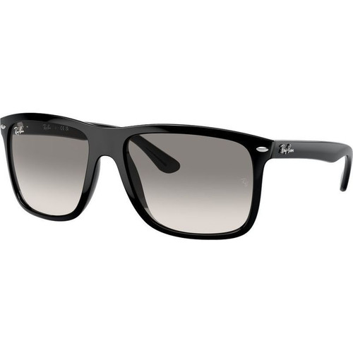 Ray-Ban Boyfriend Two RB4547 Black Clear Grey Gradient Angle