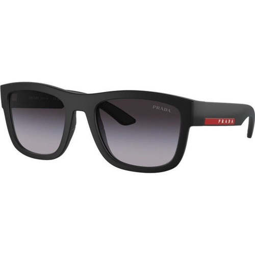 Prada Linea Rossa PS01ZS Matte Black Grey Gradient Angle 