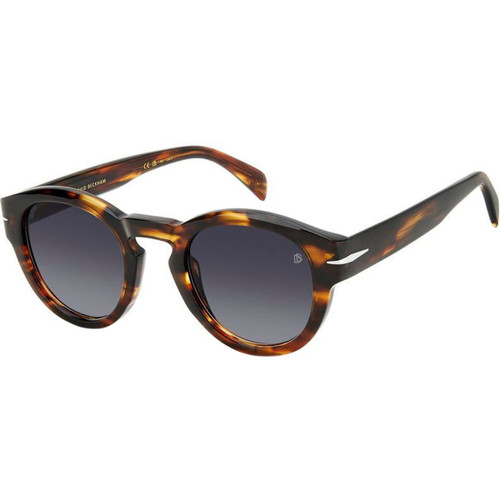 David Beckham DB 7110/S Brown Horn Grey Gradient Angle