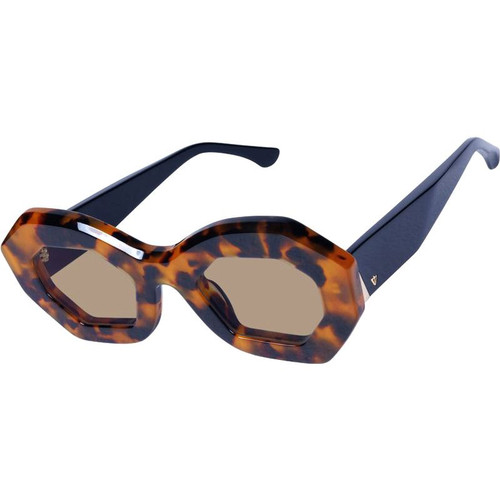 Valley Eyewear Opera Honey Tort Sunglasses Angle Image