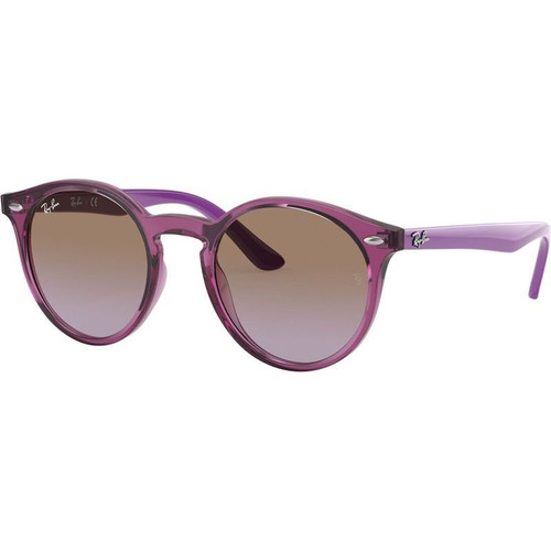 Ray-Ban Junior RJ9064S Transparent Fuxia Violet Angle