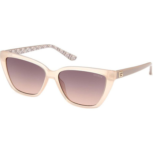 Guess GU7919 Shiny Beige Sunglasses Angle Image