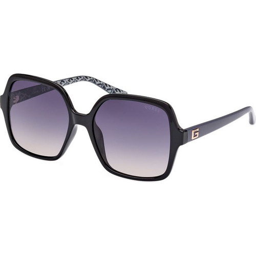 Guess GU7291H Shiny Black Sunglasses Angle Image