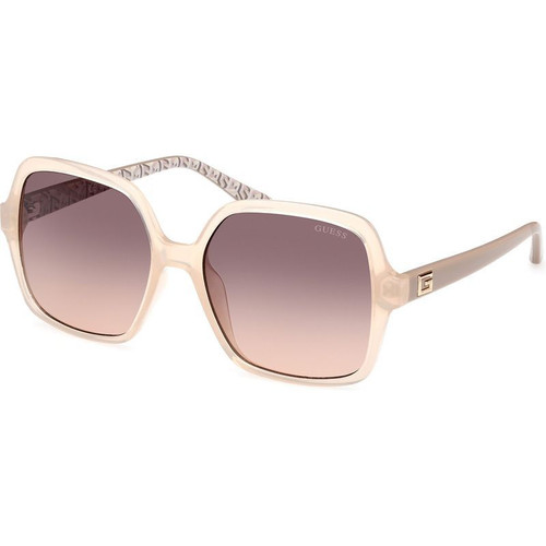 Guess GU7921H Shiny Beige Sunglasses Angle Image