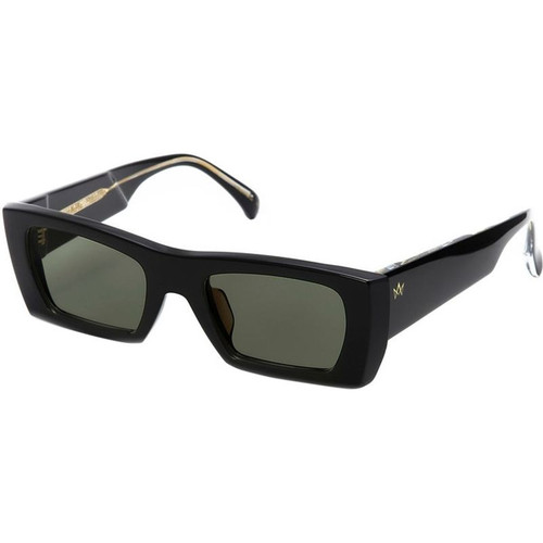 AM Eyewear Tes Black Brit Green Angle