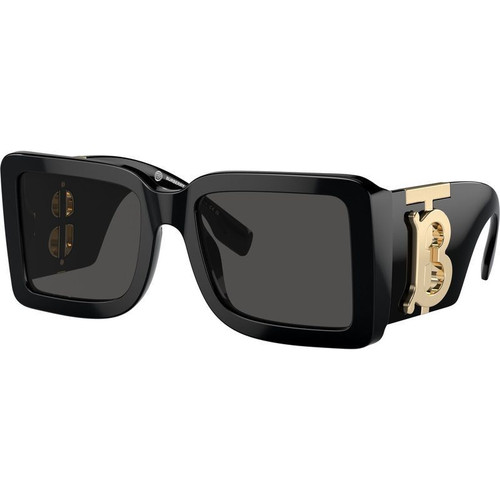Burberry BE4406U Black Sunglasses Angle Image