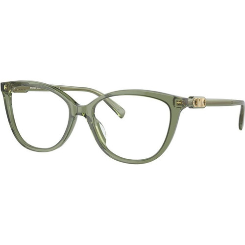 Michael Kors Westminster MK4109U Green Transparent Glasses Angle Image