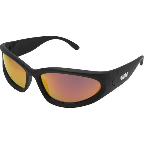 SIN Eyewear Reefer Black Red Mirror Angle