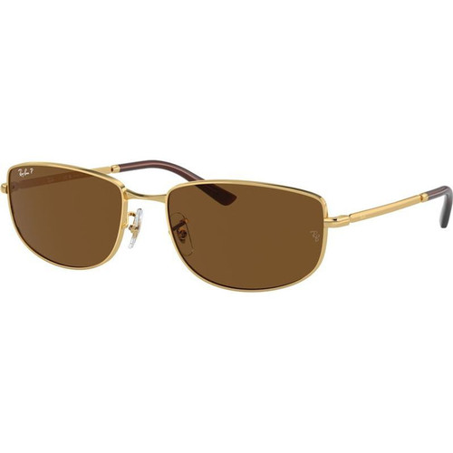 Ray-Ban RB3732 Arista Gold Brown Polarised Angle