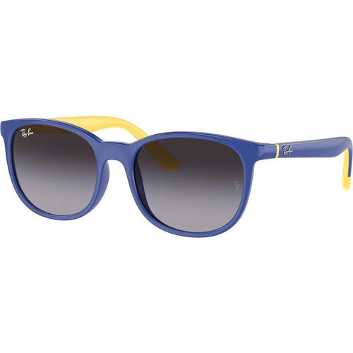 Ray-Ban Junior 9079S Light Blue Yellow Angle 