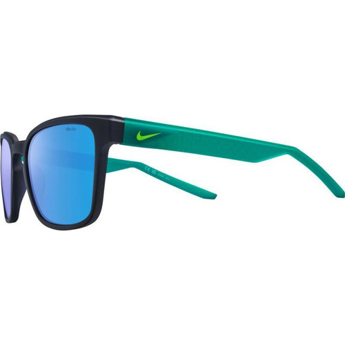 Nike Livefree Iconic Matte Black Green Mirror Angle