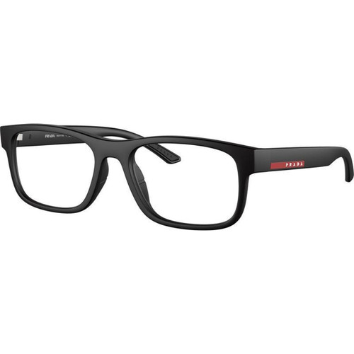 Prada Linea Rossa Glasses PS04QV Black Rubber Angle