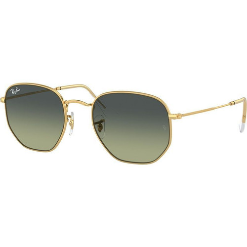 Ray-Ban Hexagonal RB3548 Arista Green Vintage Angle