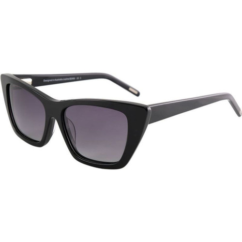 Bill Bass Justine Black Grey Gradient Polarised Angle