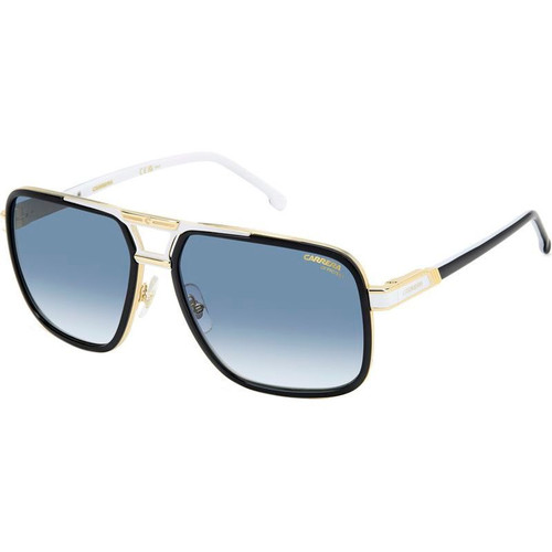 Carrera 1071/S Black White Dark Blue Gradient Angle
