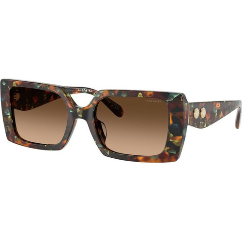 Coach HC8409U Jade Pearl Tortoise Angle