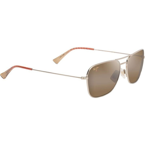 Maui Jim Na'auao Shiny Light Gold Angle