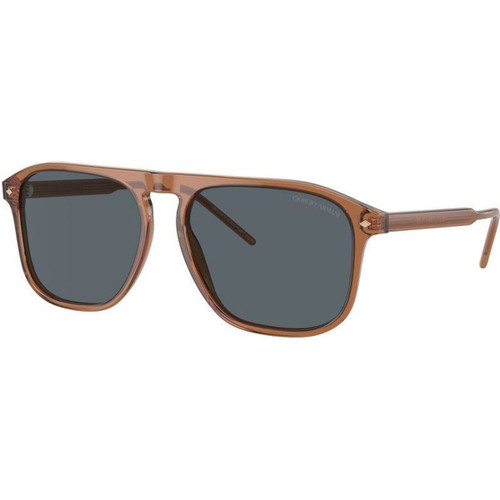 Giorgio Armani AR8212 Transparent Brown Blue Angle 