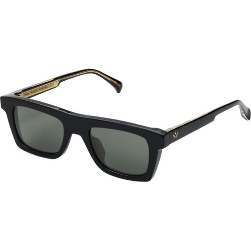 AM Eyewear Steeb Large Black Grey Polarised Angle