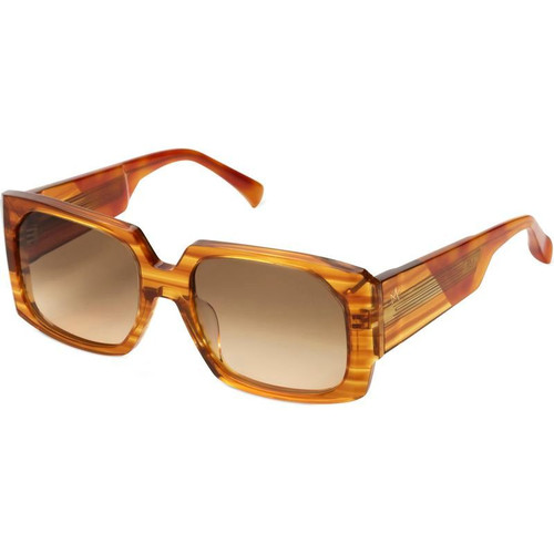 AM Eyewear Tammy Honey Brown Gradient Angle