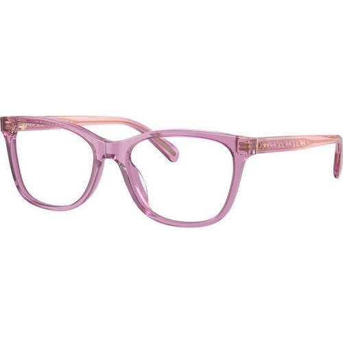 Coach Glasses HC6235U Transparent Amethyst Angle
