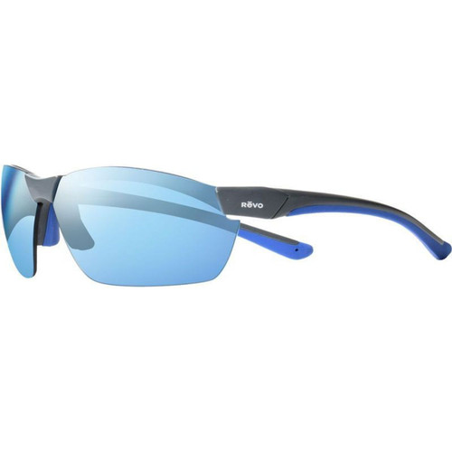 Revo Incline Matte Grey Blue Water Polarised Angle