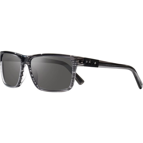 Revo Winston Grey Horn Graphite Polarised Angle