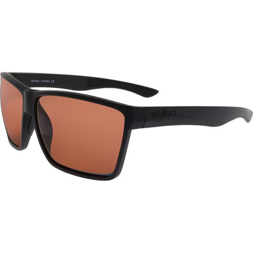 Spotters Villain Matte Black Halide Photochromic Polarised Angle
