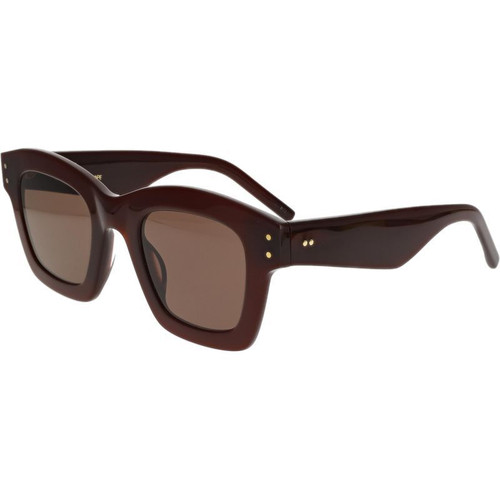 Kaleos Eye Translucent Dark Brown Brown Angle