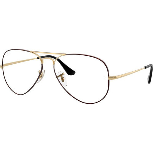 Ray-Ban Glasses Aviator RX6489 Black Arista Angle