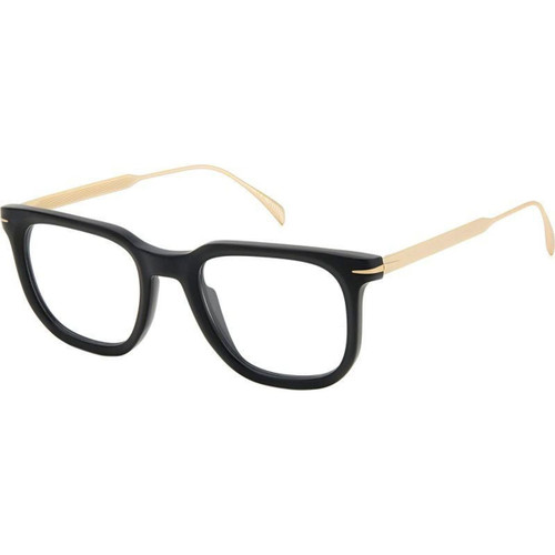 David Beckham Glasses DB 7119 Black Gold Angle 