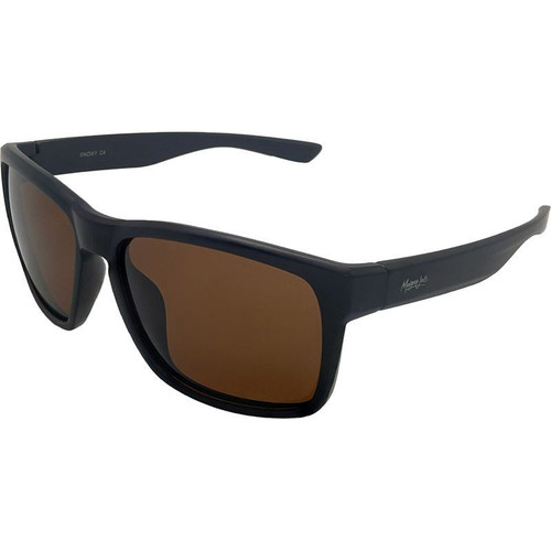 Mangrove Jacks Snowy Matte Black Brown Polarised Angle