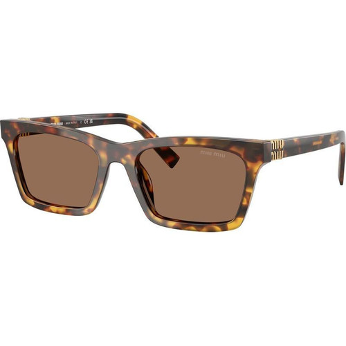 Miu Miu MUA05S Honey Havana Dark Brown Angle