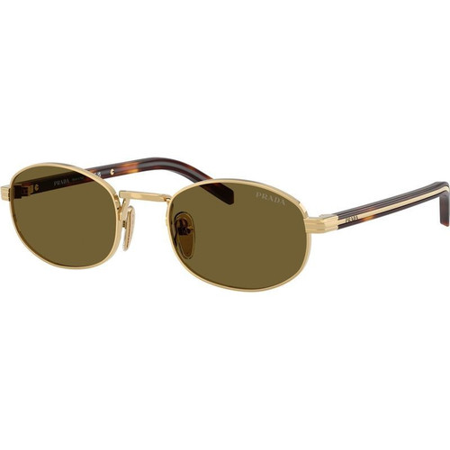 Prada PRB53S Gold Dark Brown Angle