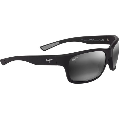 Maui Jim 'Ano Nui Matte Black Neutral Grey Polarised Angle