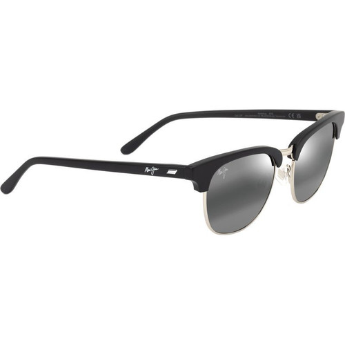 Maui Jim Holomua Matte Black Neutral Grey Polarised Angle